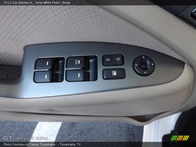 Snow White Pearl / Beige 2011 Kia Optima LX