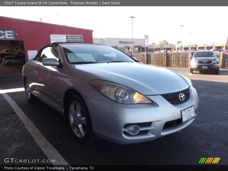 Titanium Metallic / Dark Stone 2007 Toyota Solara SE V6 Convertible