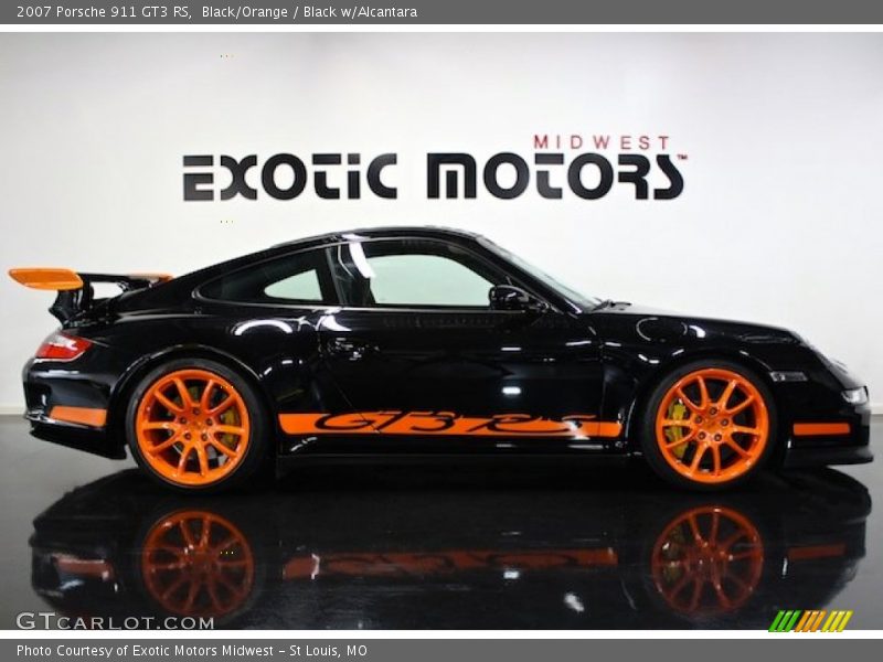 Black/Orange / Black w/Alcantara 2007 Porsche 911 GT3 RS