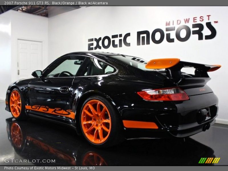 Black/Orange / Black w/Alcantara 2007 Porsche 911 GT3 RS