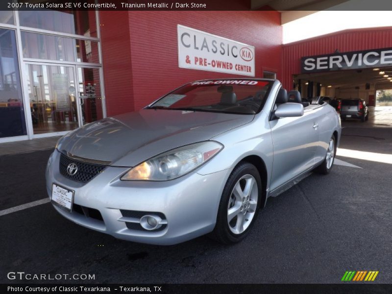 Titanium Metallic / Dark Stone 2007 Toyota Solara SE V6 Convertible