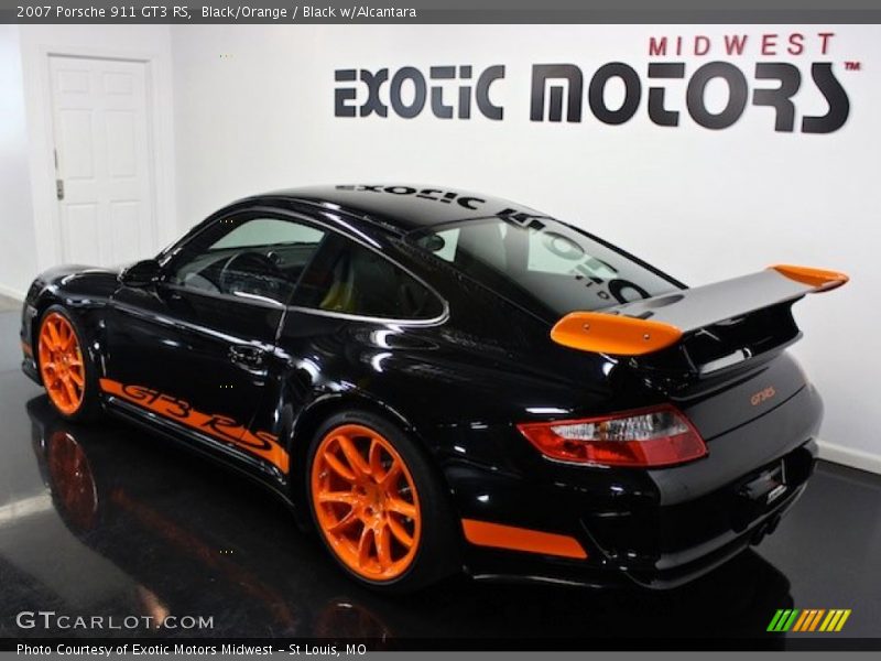 Black/Orange / Black w/Alcantara 2007 Porsche 911 GT3 RS