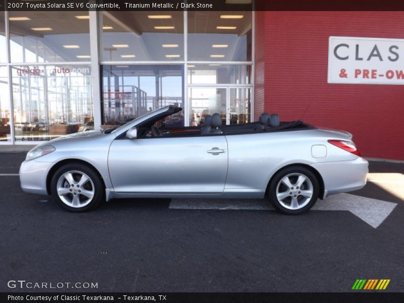 Titanium Metallic / Dark Stone 2007 Toyota Solara SE V6 Convertible
