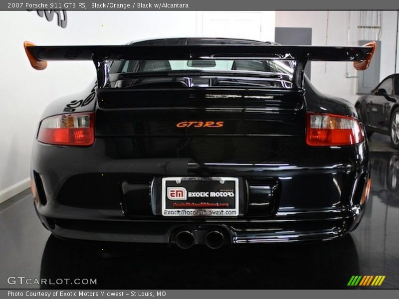 Black/Orange / Black w/Alcantara 2007 Porsche 911 GT3 RS