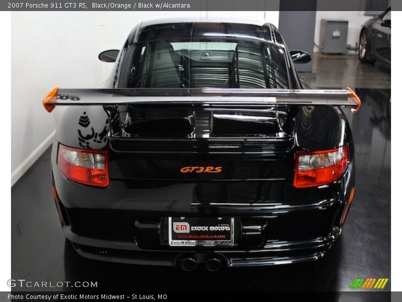 Black/Orange / Black w/Alcantara 2007 Porsche 911 GT3 RS