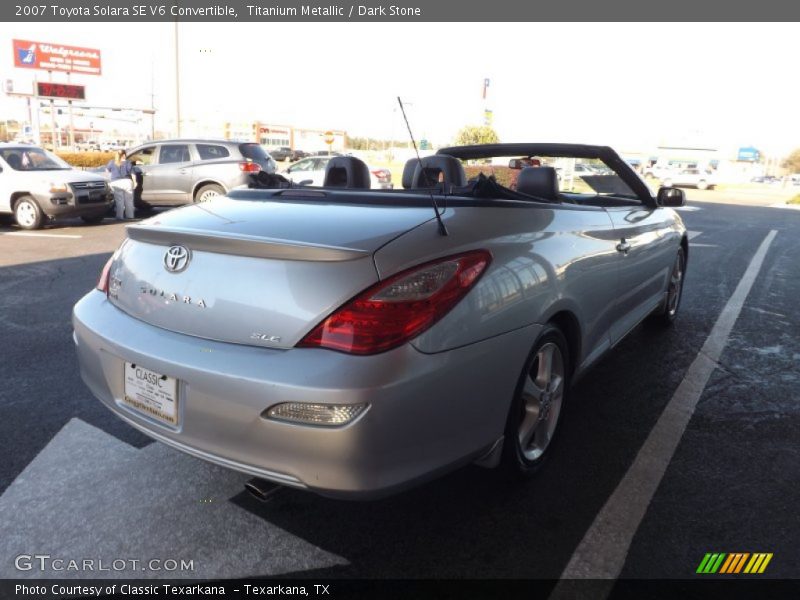 Titanium Metallic / Dark Stone 2007 Toyota Solara SE V6 Convertible