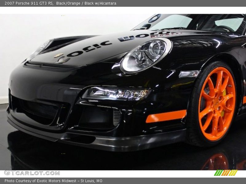 Black/Orange / Black w/Alcantara 2007 Porsche 911 GT3 RS