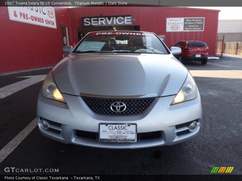 Titanium Metallic / Dark Stone 2007 Toyota Solara SE V6 Convertible