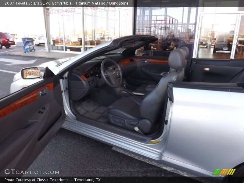Titanium Metallic / Dark Stone 2007 Toyota Solara SE V6 Convertible