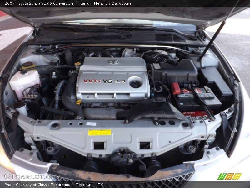 Titanium Metallic / Dark Stone 2007 Toyota Solara SE V6 Convertible