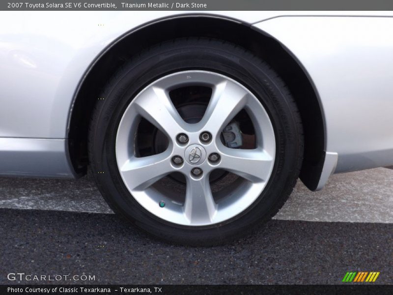 Titanium Metallic / Dark Stone 2007 Toyota Solara SE V6 Convertible