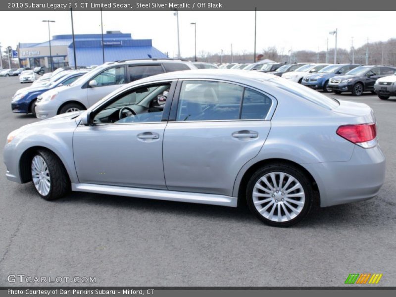 Steel Silver Metallic / Off Black 2010 Subaru Legacy 2.5 GT Limited Sedan