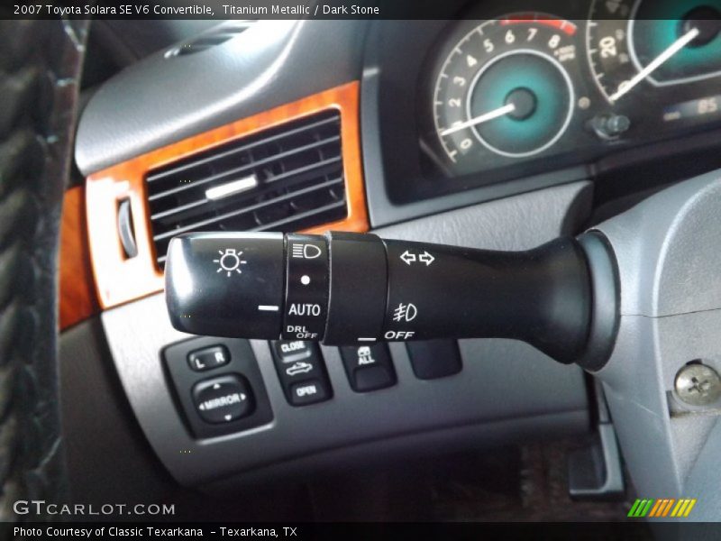 Titanium Metallic / Dark Stone 2007 Toyota Solara SE V6 Convertible