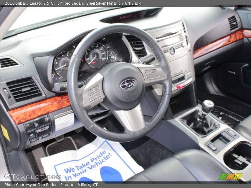  2010 Legacy 2.5 GT Limited Sedan Off Black Interior