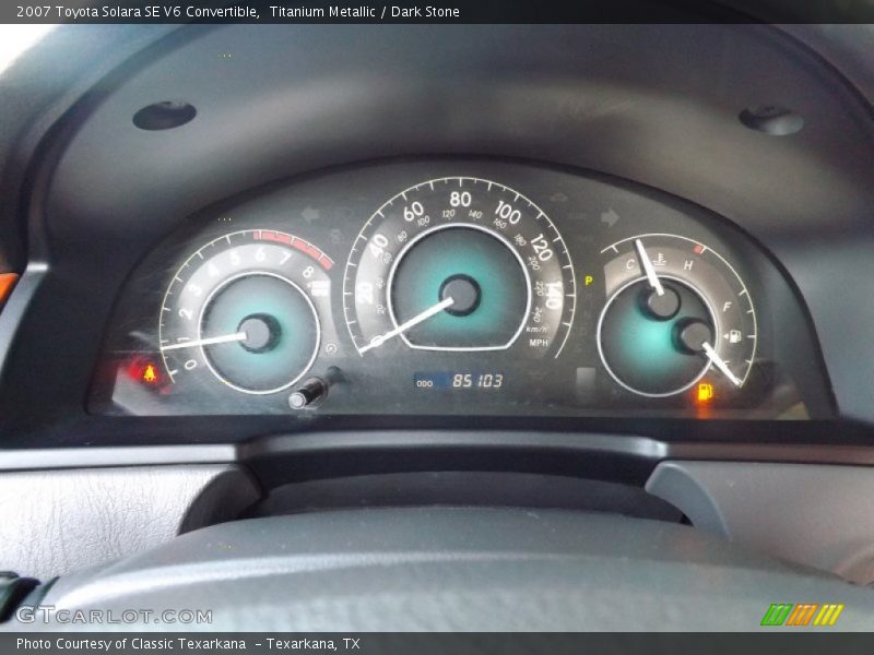 Titanium Metallic / Dark Stone 2007 Toyota Solara SE V6 Convertible