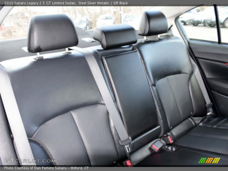 Rear Seat of 2010 Legacy 2.5 GT Limited Sedan