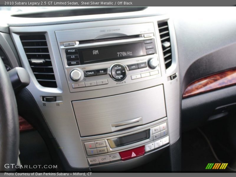 Steel Silver Metallic / Off Black 2010 Subaru Legacy 2.5 GT Limited Sedan