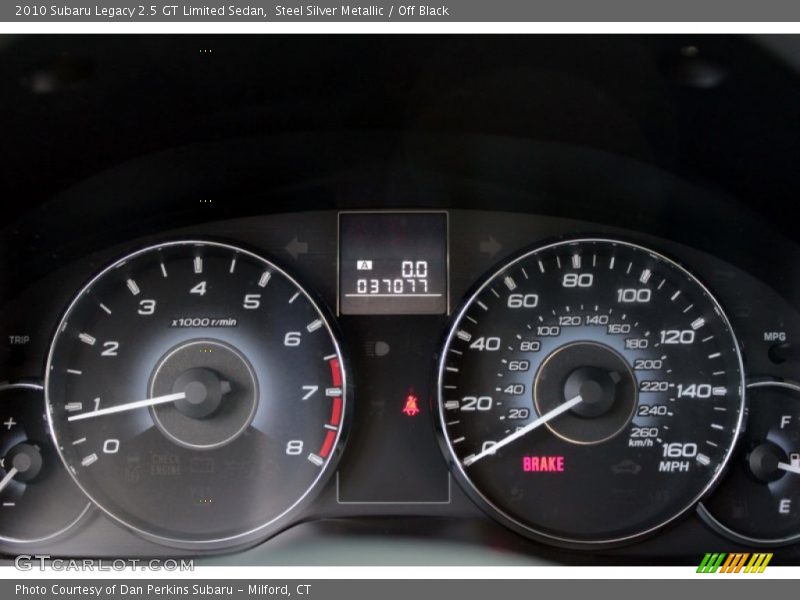  2010 Legacy 2.5 GT Limited Sedan 2.5 GT Limited Sedan Gauges