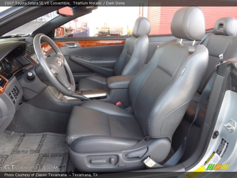 Titanium Metallic / Dark Stone 2007 Toyota Solara SE V6 Convertible