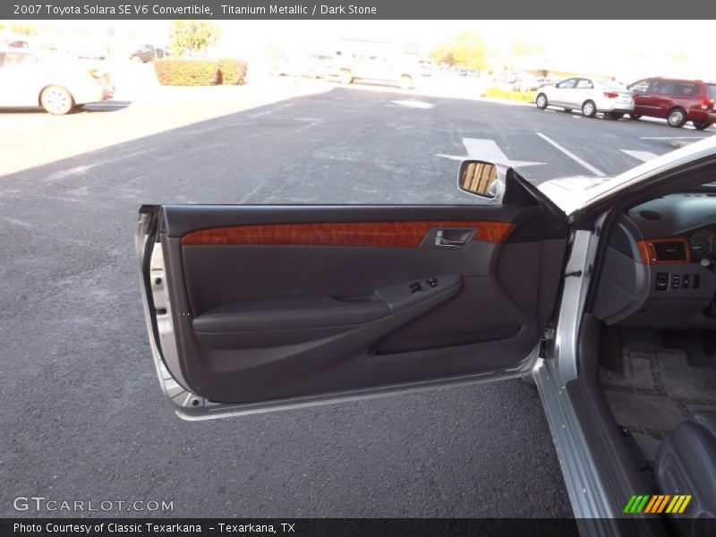 Titanium Metallic / Dark Stone 2007 Toyota Solara SE V6 Convertible