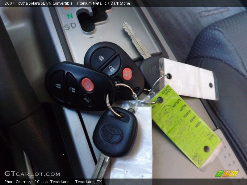 Titanium Metallic / Dark Stone 2007 Toyota Solara SE V6 Convertible