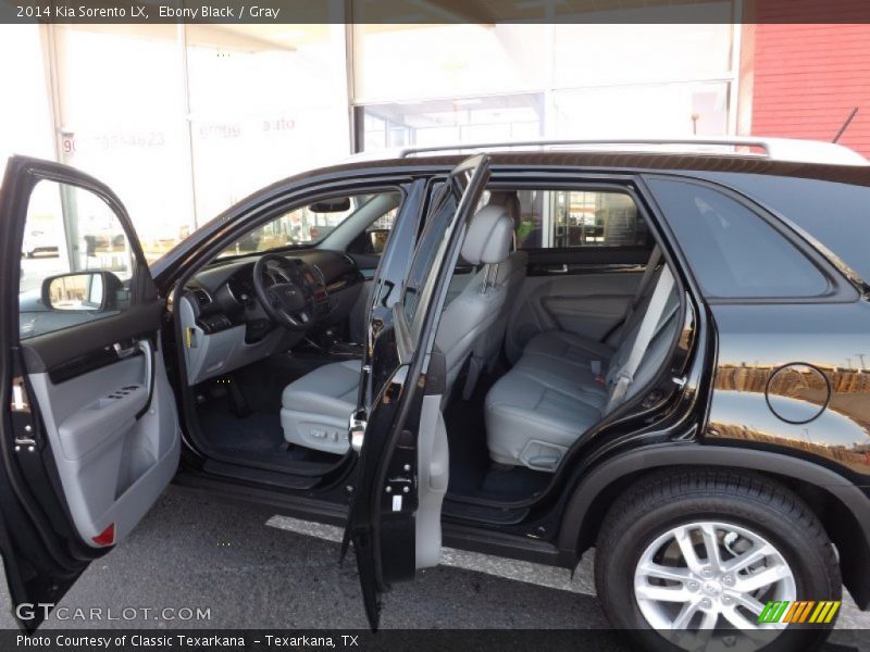 Ebony Black / Gray 2014 Kia Sorento LX