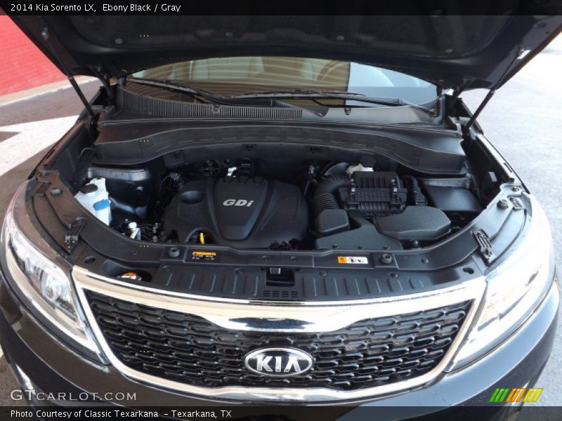Ebony Black / Gray 2014 Kia Sorento LX