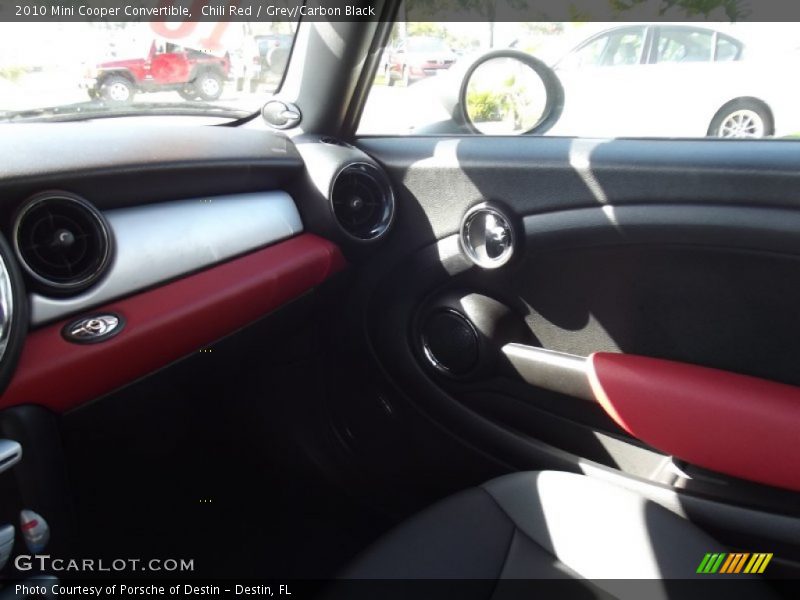 Chili Red / Grey/Carbon Black 2010 Mini Cooper Convertible
