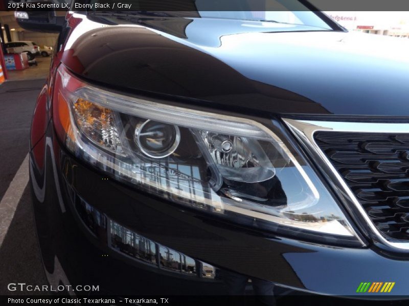 Ebony Black / Gray 2014 Kia Sorento LX