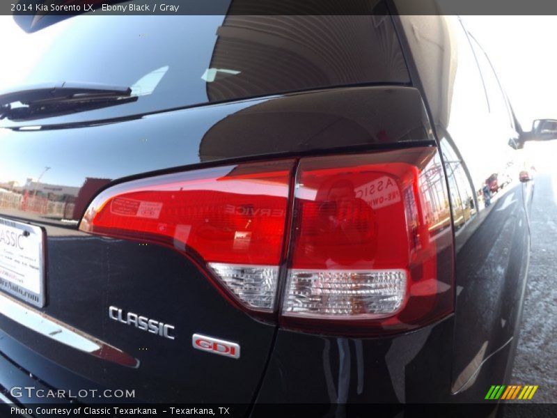 Ebony Black / Gray 2014 Kia Sorento LX