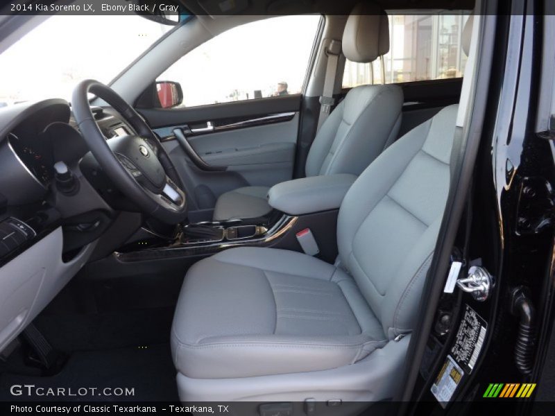 Ebony Black / Gray 2014 Kia Sorento LX