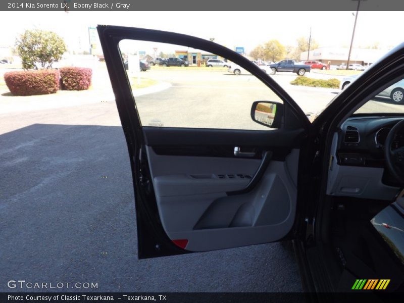 Ebony Black / Gray 2014 Kia Sorento LX