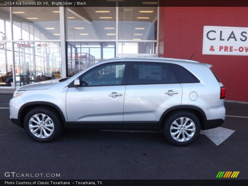 Bright Silver / Black 2014 Kia Sorento EX V6