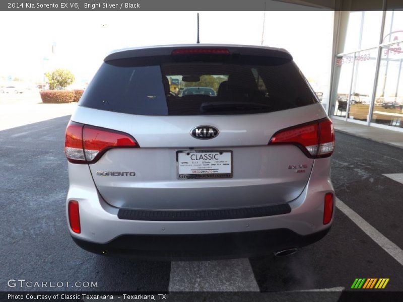 Bright Silver / Black 2014 Kia Sorento EX V6