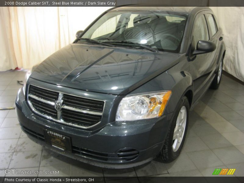Steel Blue Metallic / Dark Slate Gray 2008 Dodge Caliber SXT