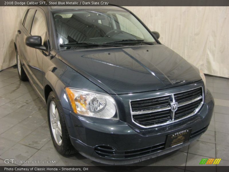 Steel Blue Metallic / Dark Slate Gray 2008 Dodge Caliber SXT