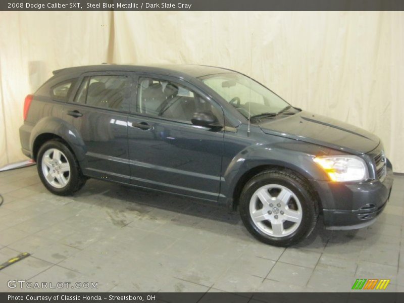 Steel Blue Metallic / Dark Slate Gray 2008 Dodge Caliber SXT