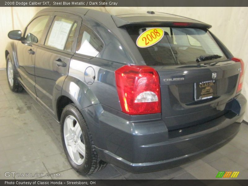Steel Blue Metallic / Dark Slate Gray 2008 Dodge Caliber SXT