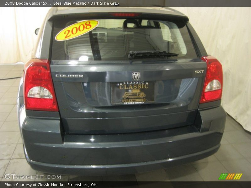 Steel Blue Metallic / Dark Slate Gray 2008 Dodge Caliber SXT