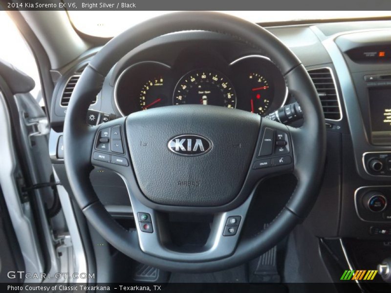 Bright Silver / Black 2014 Kia Sorento EX V6