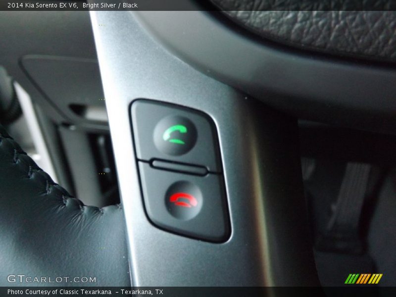 Bright Silver / Black 2014 Kia Sorento EX V6