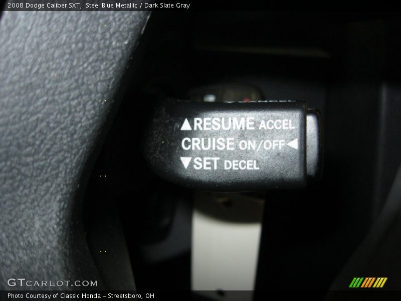 Steel Blue Metallic / Dark Slate Gray 2008 Dodge Caliber SXT