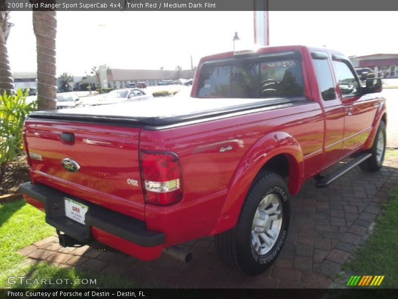 Torch Red / Medium Dark Flint 2008 Ford Ranger Sport SuperCab 4x4