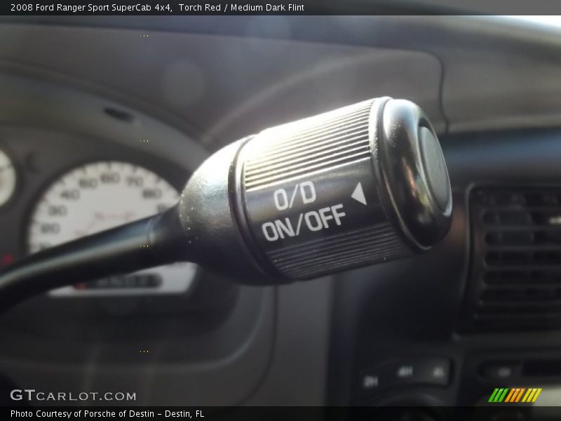 Torch Red / Medium Dark Flint 2008 Ford Ranger Sport SuperCab 4x4