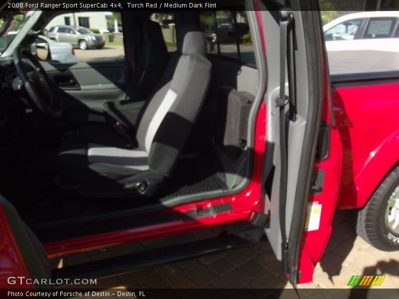 Torch Red / Medium Dark Flint 2008 Ford Ranger Sport SuperCab 4x4