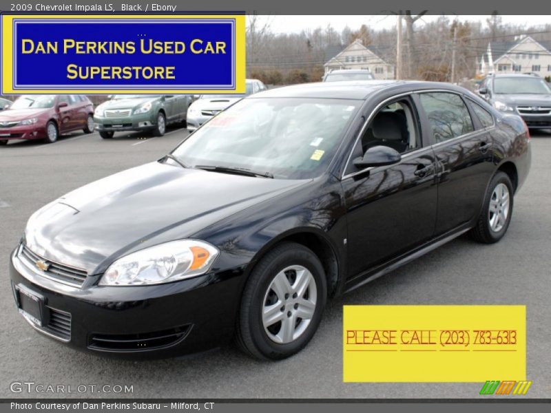 Black / Ebony 2009 Chevrolet Impala LS