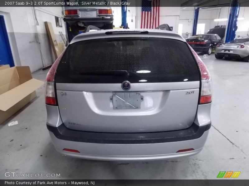 Silver Metallic / Black/Gray 2007 Saab 9-3 2.0T SportCombi Wagon