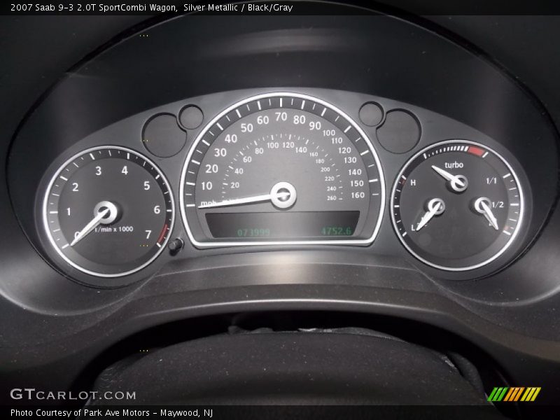  2007 9-3 2.0T SportCombi Wagon 2.0T SportCombi Wagon Gauges