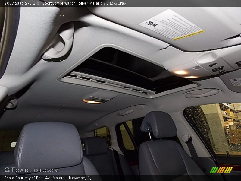 Silver Metallic / Black/Gray 2007 Saab 9-3 2.0T SportCombi Wagon