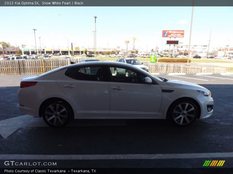 Snow White Pearl / Black 2013 Kia Optima SX